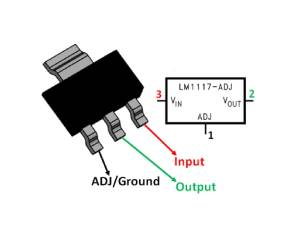 ic smd ams1117-5v